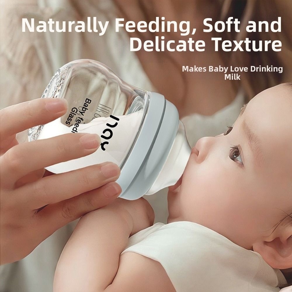 Baby Products Useful - Glass Baby Bottle Anti-flatulence Anti Choking