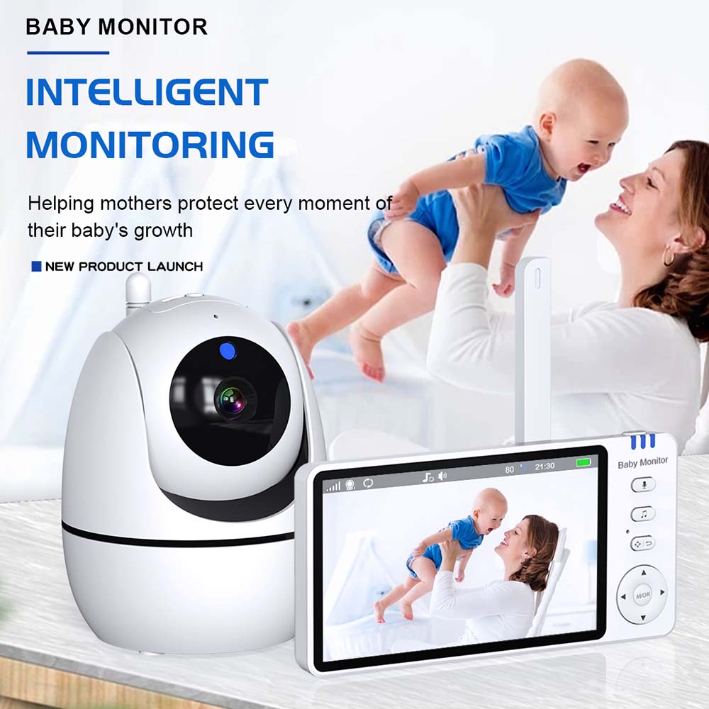 5 Inch Video Baby Monitor Indo - Baby Products Video ulasan dan harga