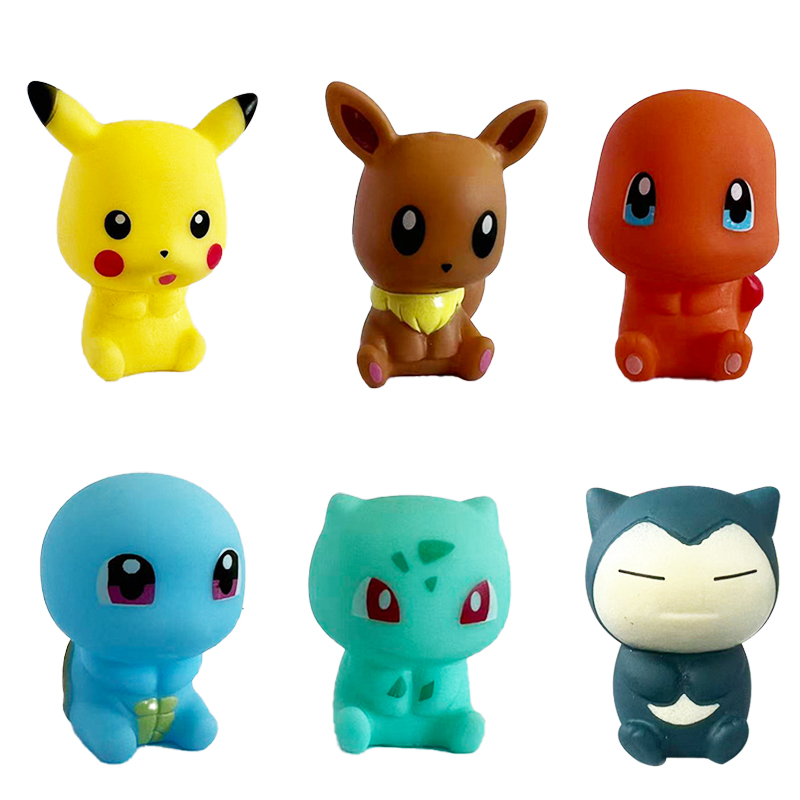 6Pcs Pokemon Bath Toys Pikachu - Baby Products Useful ulasan dan harga