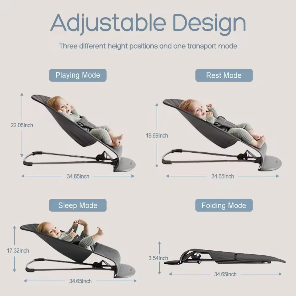 Baby Rocking Chair Foldable Ba - Baby Swing Bouncer ulasan dan harga