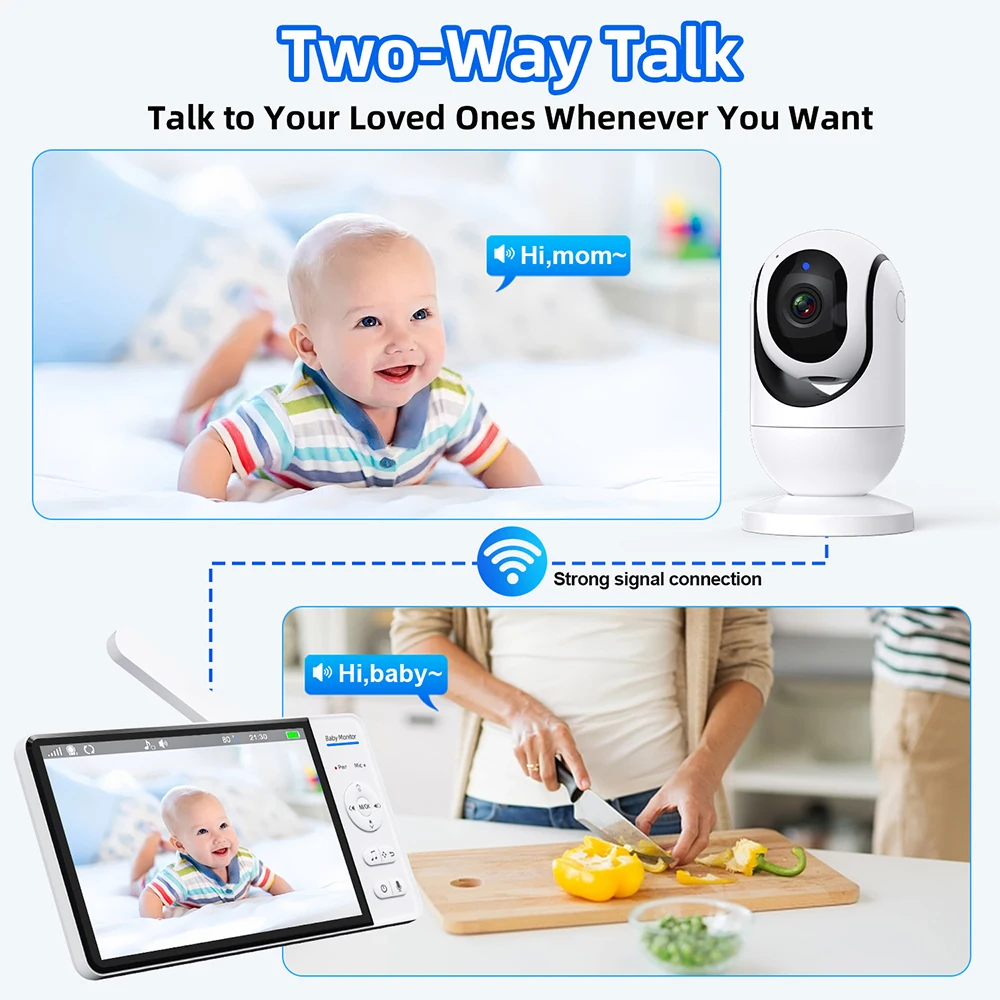 7.0'' Video Baby Monitor 720P  - Baby Products Video ulasan dan harga