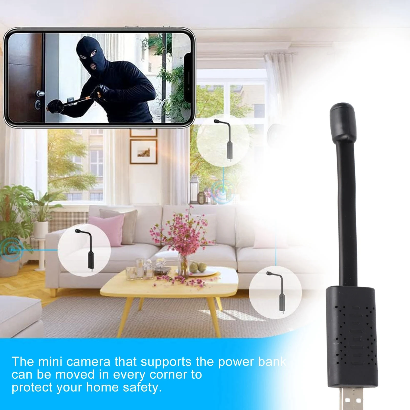 USB WiFi Security Camera 1080P - Baby Products Video ulasan dan harga