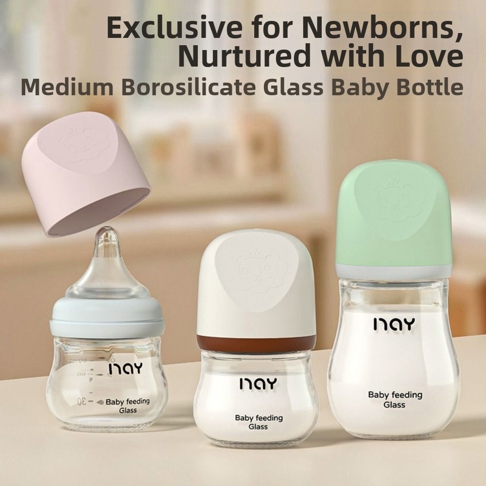Glass Baby Bottle Anti-flatule - Baby Products Useful ulasan dan harga