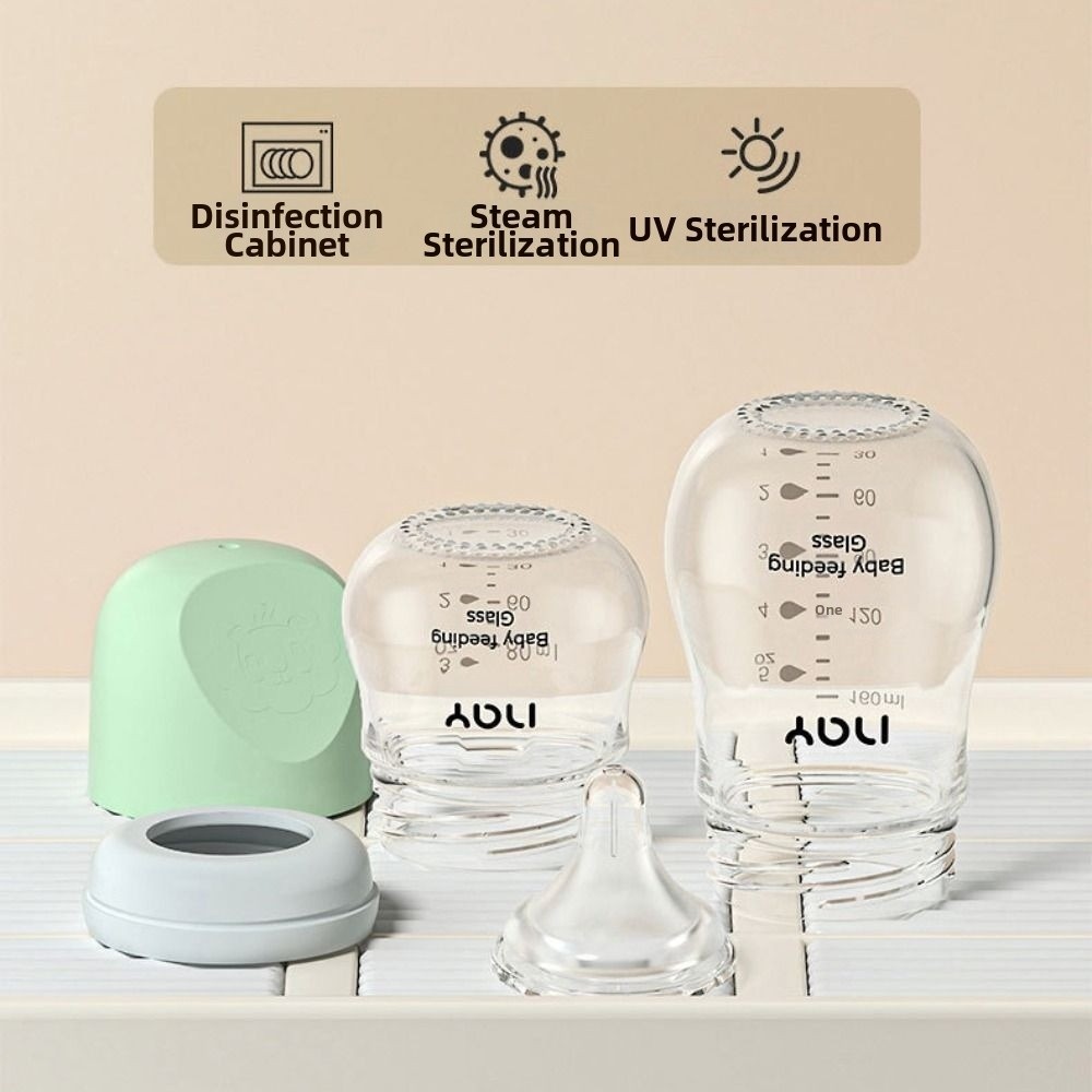 Glass Baby Bottle Anti-flatule - Baby Products Useful ulasan dan harga