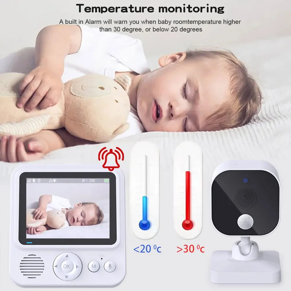 2.8 Inch Video Baby Monitor Wi - Baby Products Video ulasan dan harga