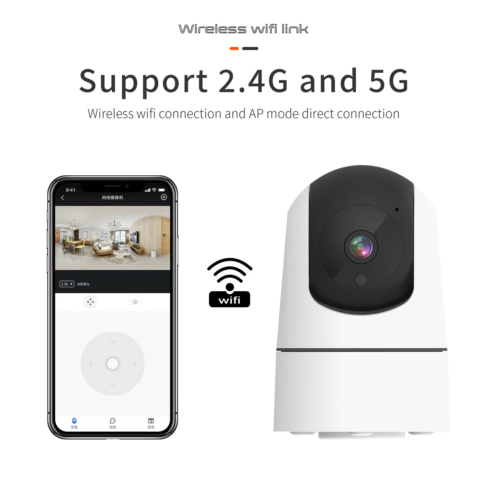 Tuya 5G WiFi IP Camera Indoor  - Baby Products Video ulasan dan harga