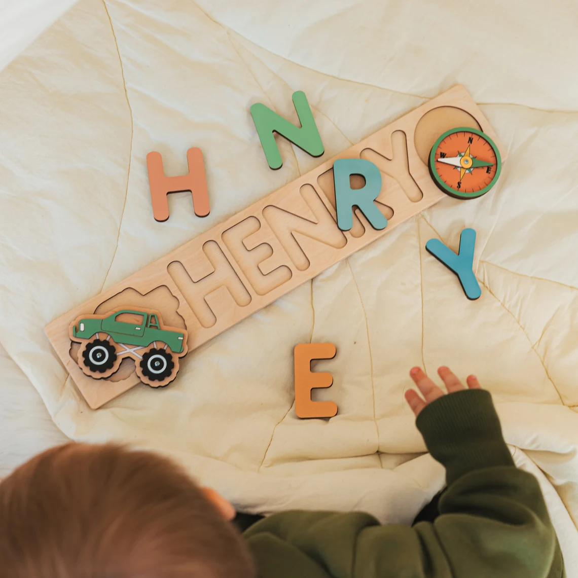 Personalized Name Puzzle With  - Baby Products Gift ulasan dan harga