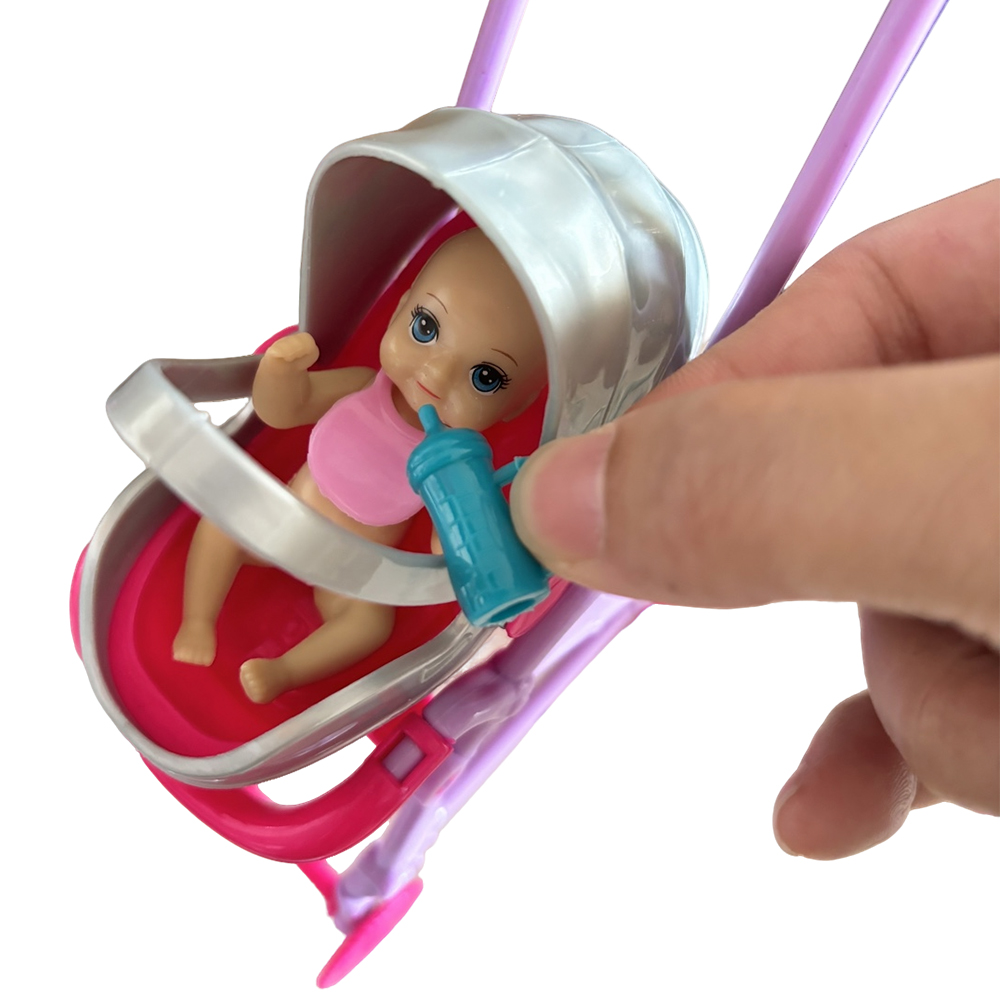 16-Piece Detachable Dollhouse  - Baby Swing Bouncer ulasan dan harga