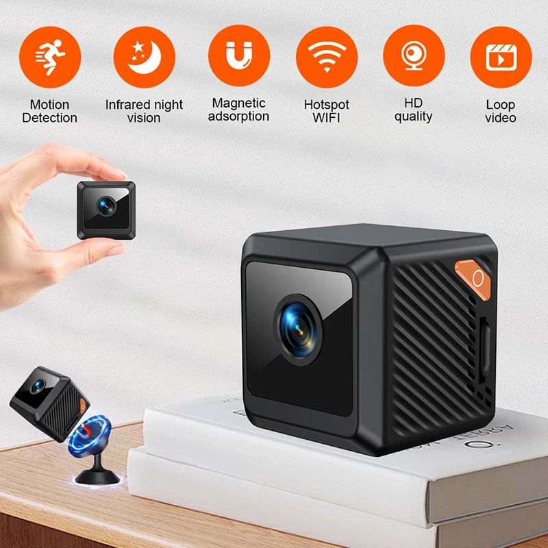 Mini Camera Strong Magnetic 4K - Baby Products Video ulasan dan harga