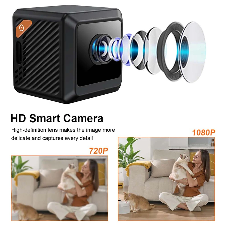 Mini Camera Strong Magnetic 4K - Baby Products Video ulasan dan harga