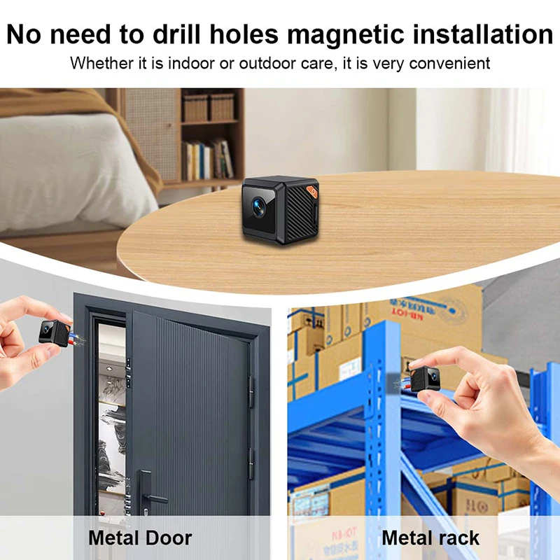 Mini Camera Strong Magnetic 4K - Baby Products Video ulasan dan harga