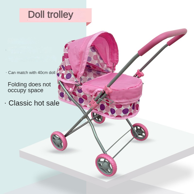 Foldable Doll Pram Stroller Si - Baby Swing Bouncer ulasan dan harga